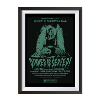 Dinner is served Siebdruck Poster Mintgreen