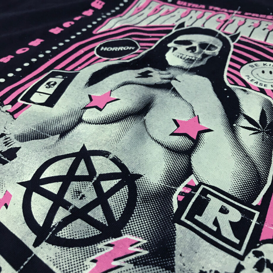 Satanic Teenage Video Cult  Ladies Tee