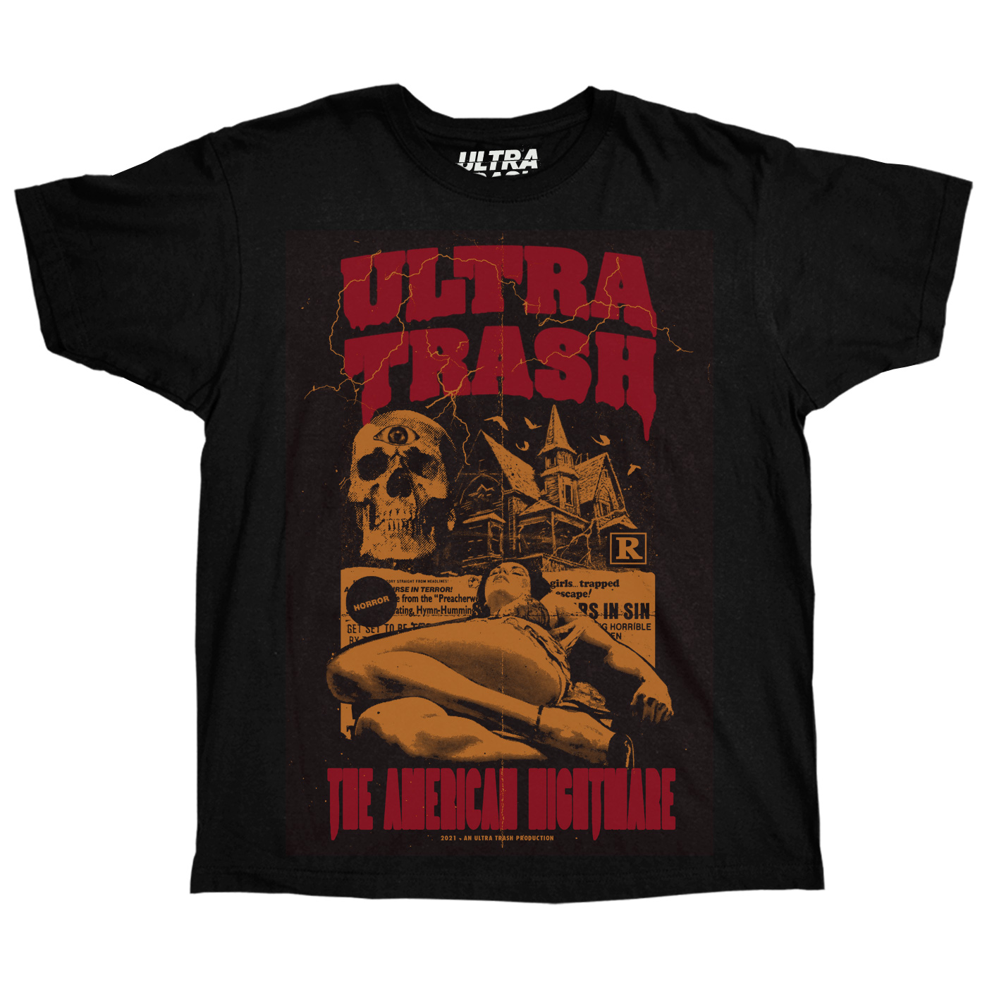 ultratrash-american-nightmare-t-shirt-black