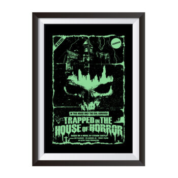 Trapped in the House of Horror Screenprint Poster Green