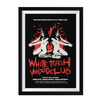 White Trash Voodoo Club Siebdruck Poster